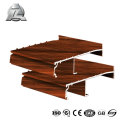 6061 T6 wood grain aluminium door threshold ramp profile